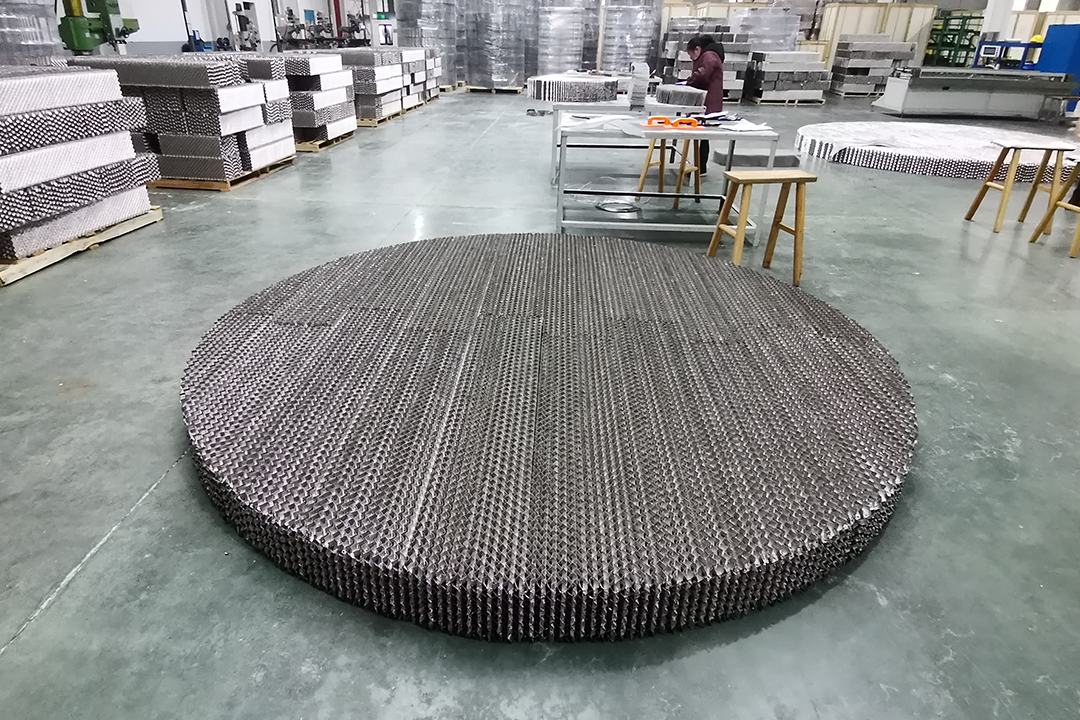 Metal Structured Packing 250Y 500Y for Distillation Column